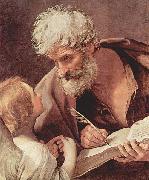 Guido Reni Hl. Matthaus Evangelist und der Engel oil on canvas